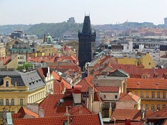 Brama Prochowa z wie�y Ratusza