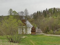 Bieszczady -cerkiew �w. Paraskewy w �opience